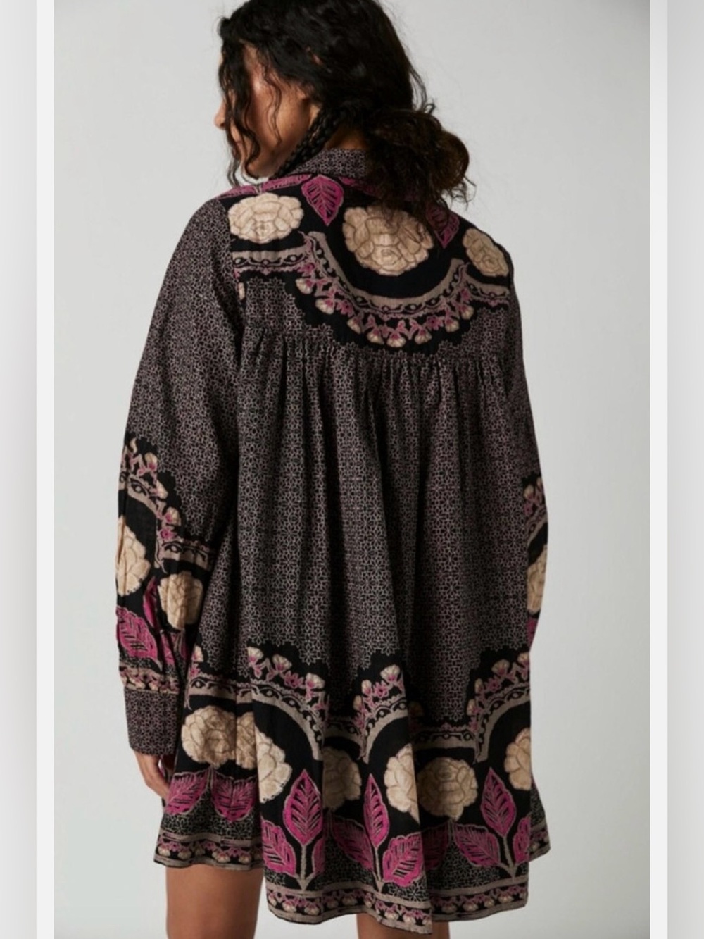 Free People Smell The Roses Mini Dress - Picture 2 of 5
